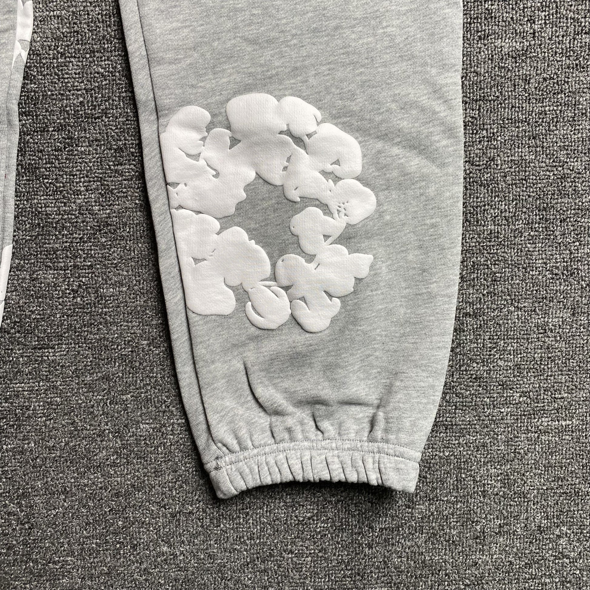DENIM TEARS COTTON WREATH SWEATPANTS GREY - Phantom Kicks