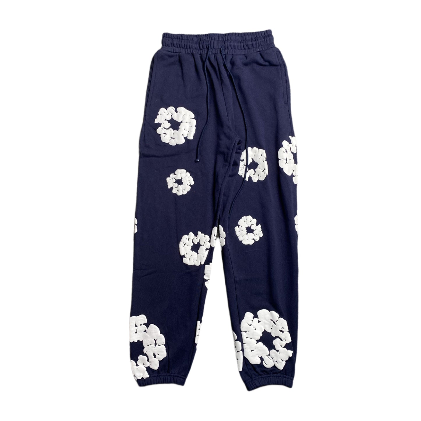 DENIM TEARS COTTON WREATH SWEATPANTS NAVY - Phantom Kicks