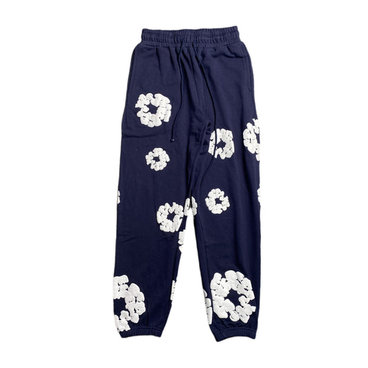 DENIM TEARS COTTON WREATH SWEATPANTS NAVY - Phantom Kicks