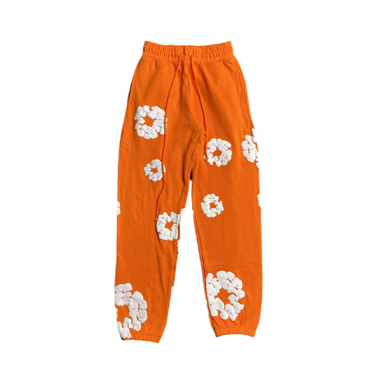 DENIM TEARS COTTON WREATH SWEATPANTS ORANGE - Phantom Kicks