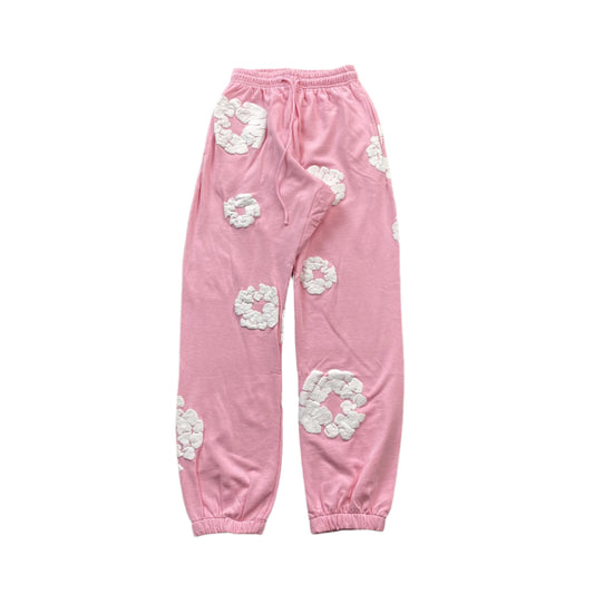 DENIM TEARS COTTON WREATH SWEATPANTS PINK - Phantom Kicks