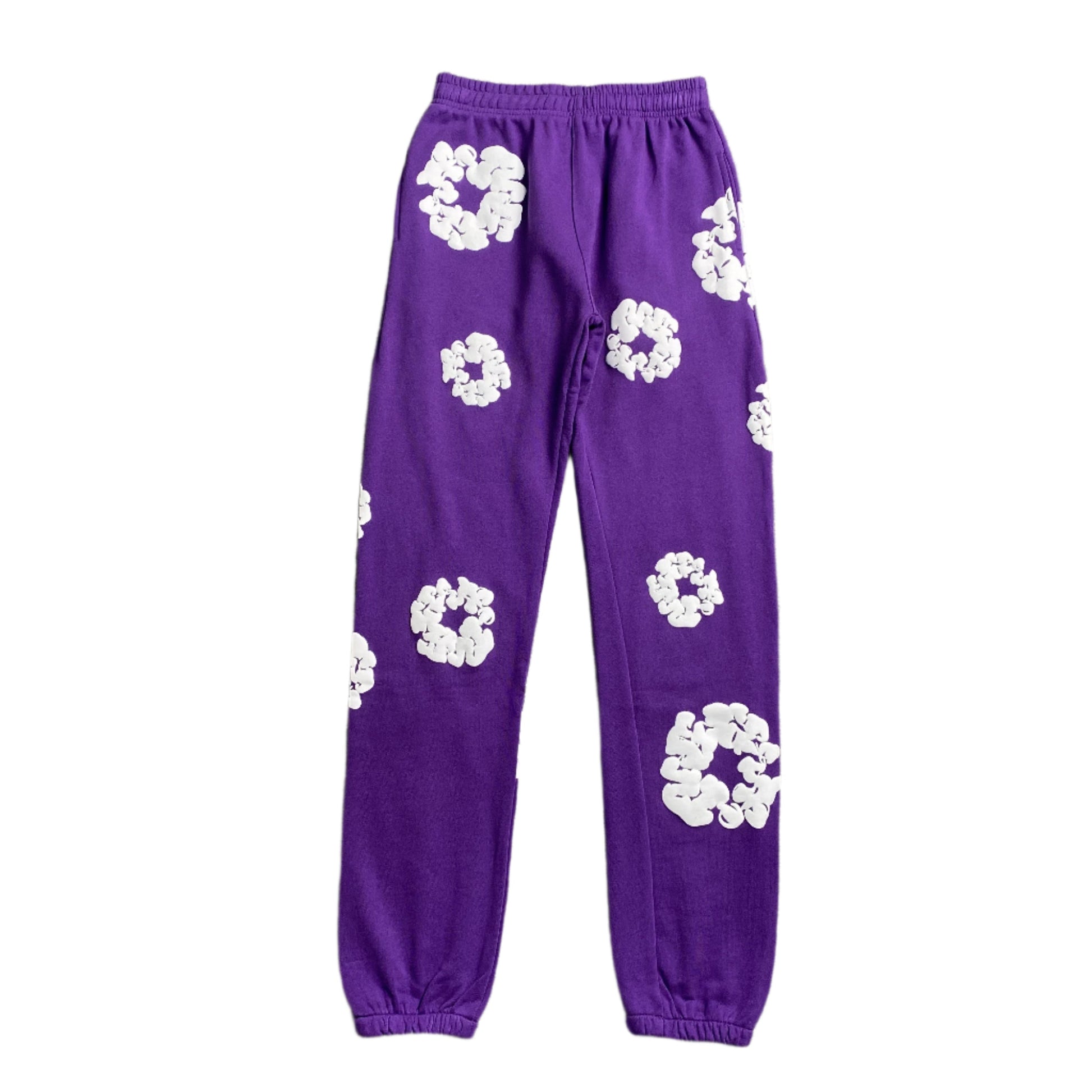 DENIM TEARS COTTON WREATH SWEATPANTS PURPLE - Phantom Kicks