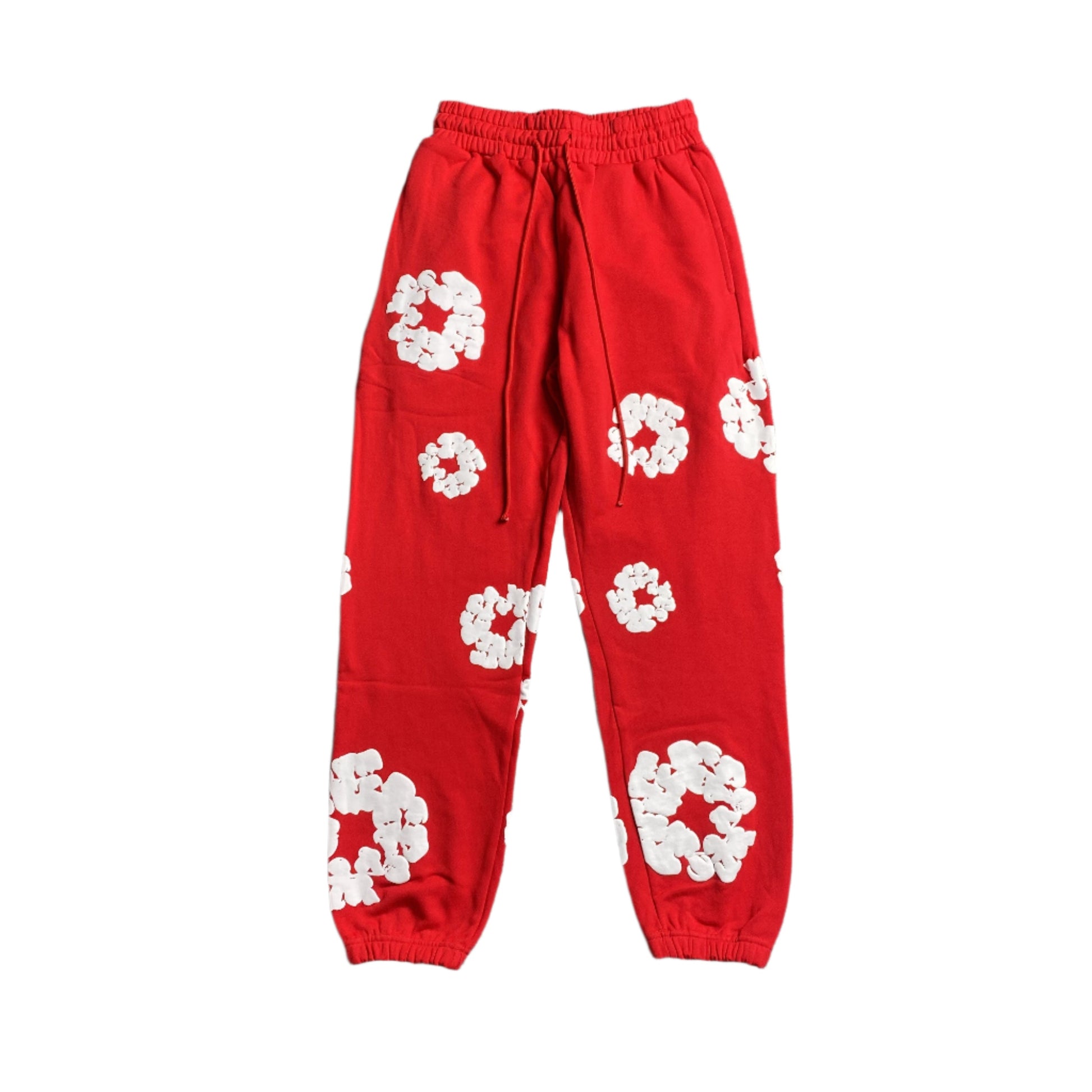 DENIM TEARS COTTON WREATH SWEATPANTS RED - Phantom Kicks