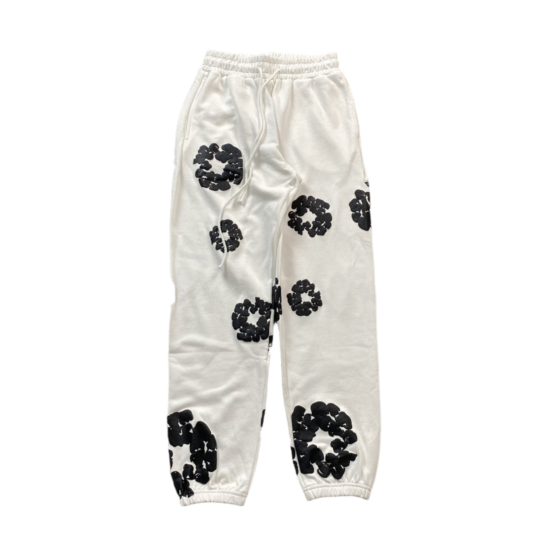 DENIM TEARS COTTON WREATH SWEATPANTS WHITE - Phantom Kicks