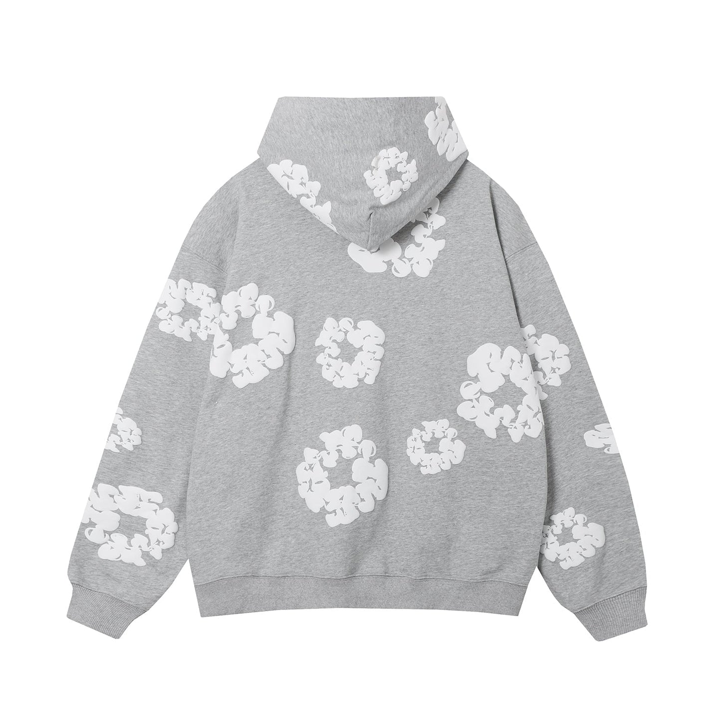 DENIM TEARS COTTON WREATH HOODIE GREY - Phantom Kicks