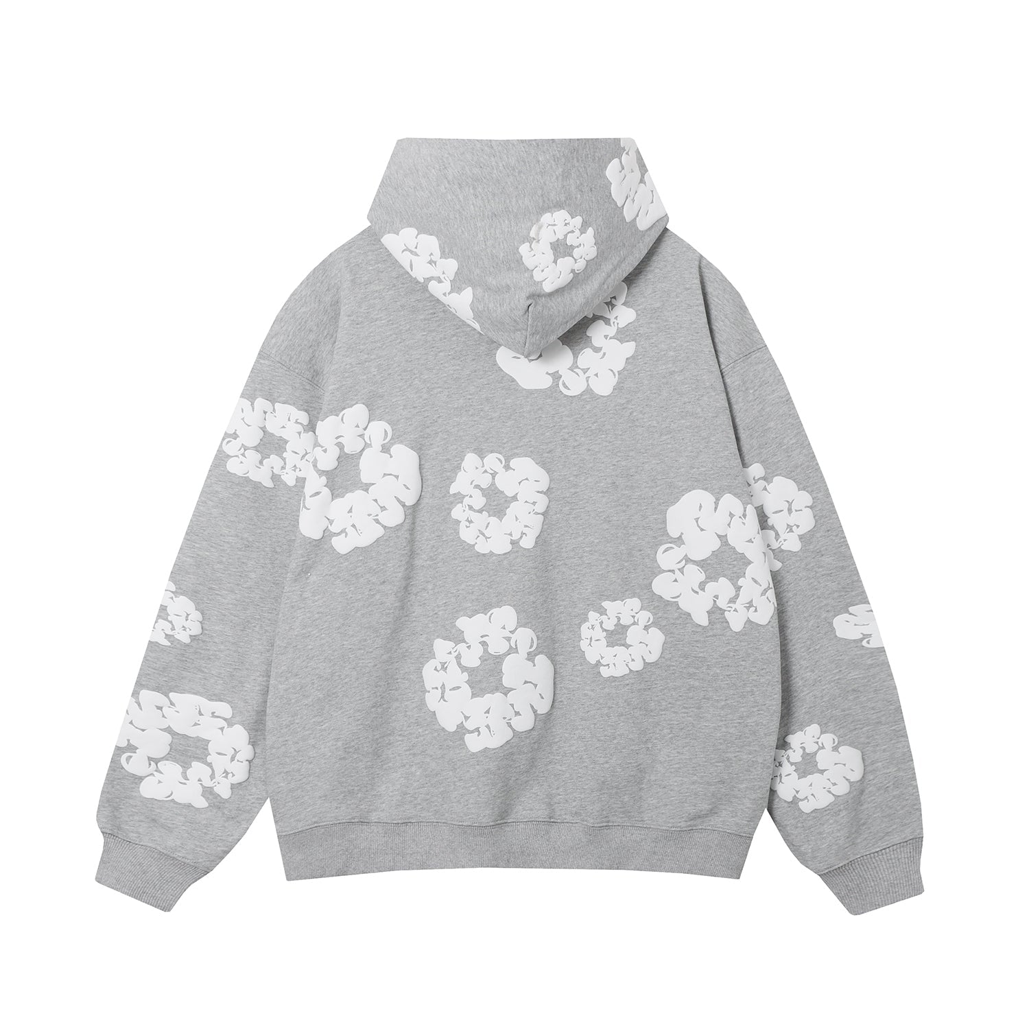 DENIM TEARS COTTON WREATH HOODIE GREY - Phantom Kicks