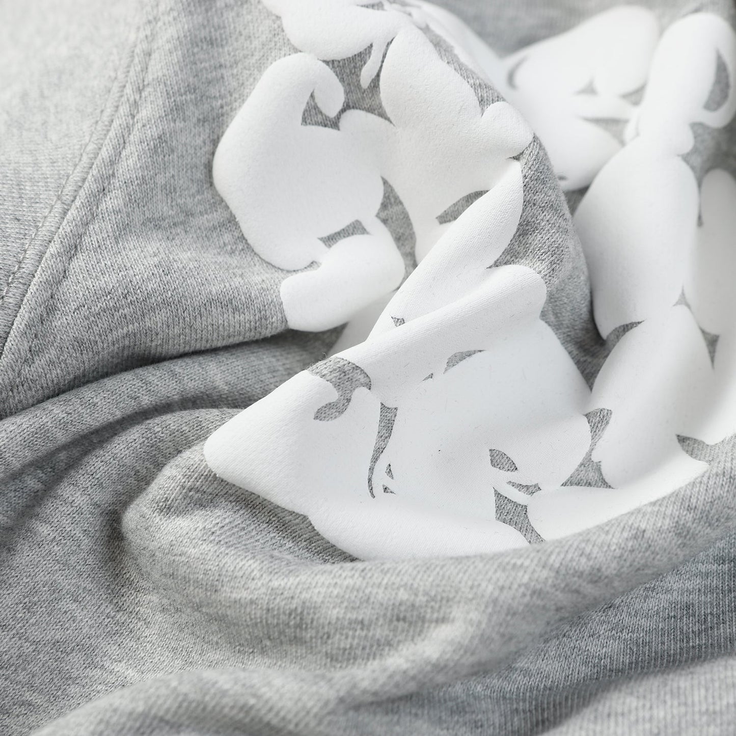 DENIM TEARS COTTON WREATH HOODIE GREY - Phantom Kicks