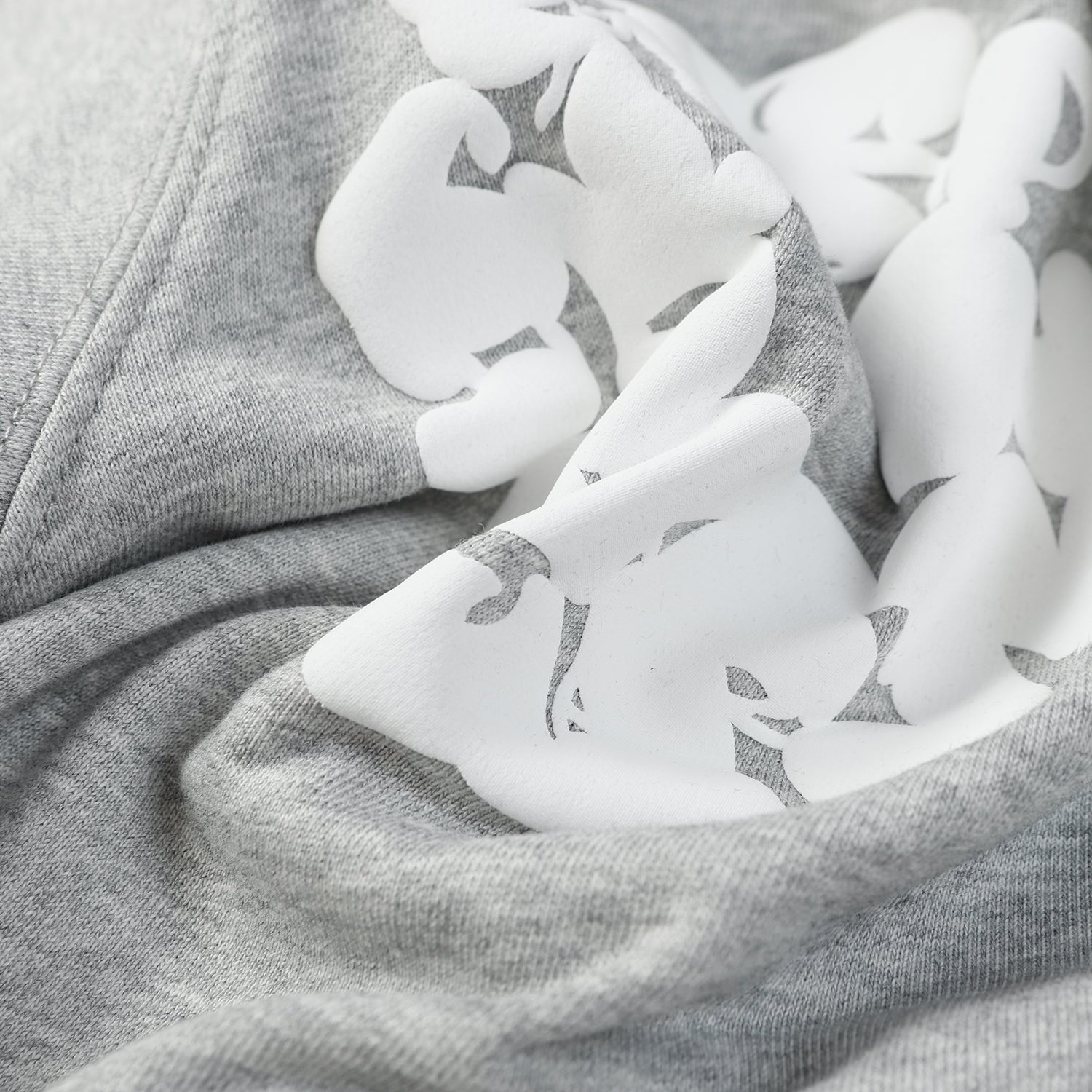 DENIM TEARS COTTON WREATH HOODIE GREY - Phantom Kicks
