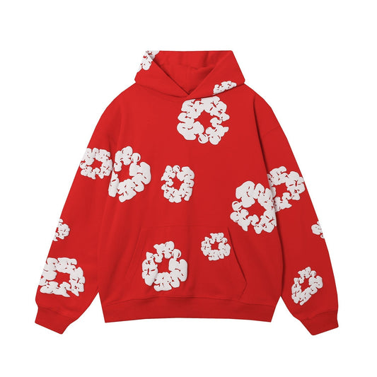 DENIM TEARS COTTON WREATH HOODIE RED - Phantom Kicks