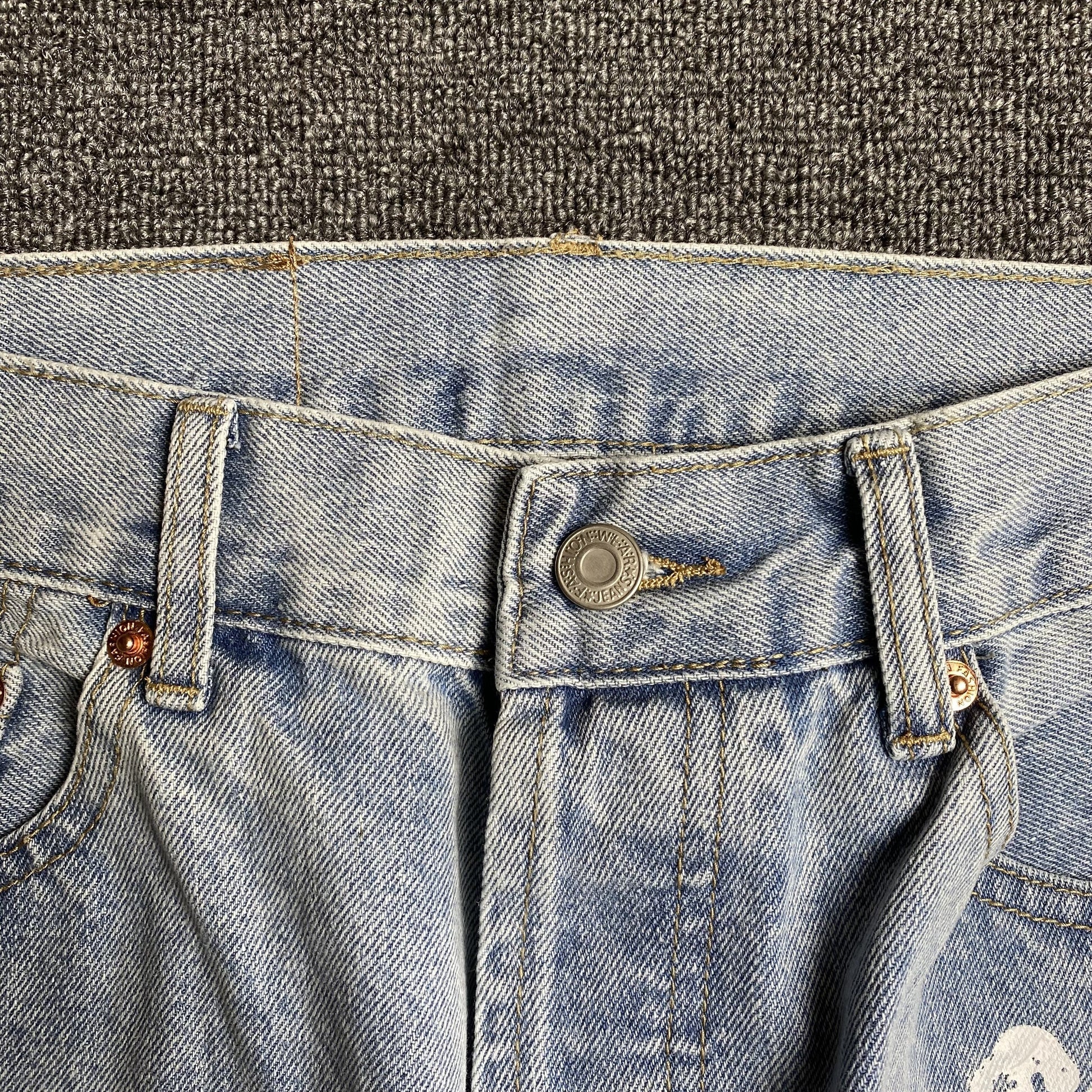 DENIM TEARS x LEVI'S COTTON WREATH JEANS LIGHT WASH - Phantom Kicks