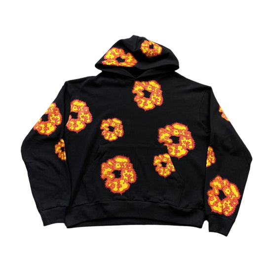 DENIM TEARS x OFFSET WREATH HOODIE BLACK - Phantom Kicks