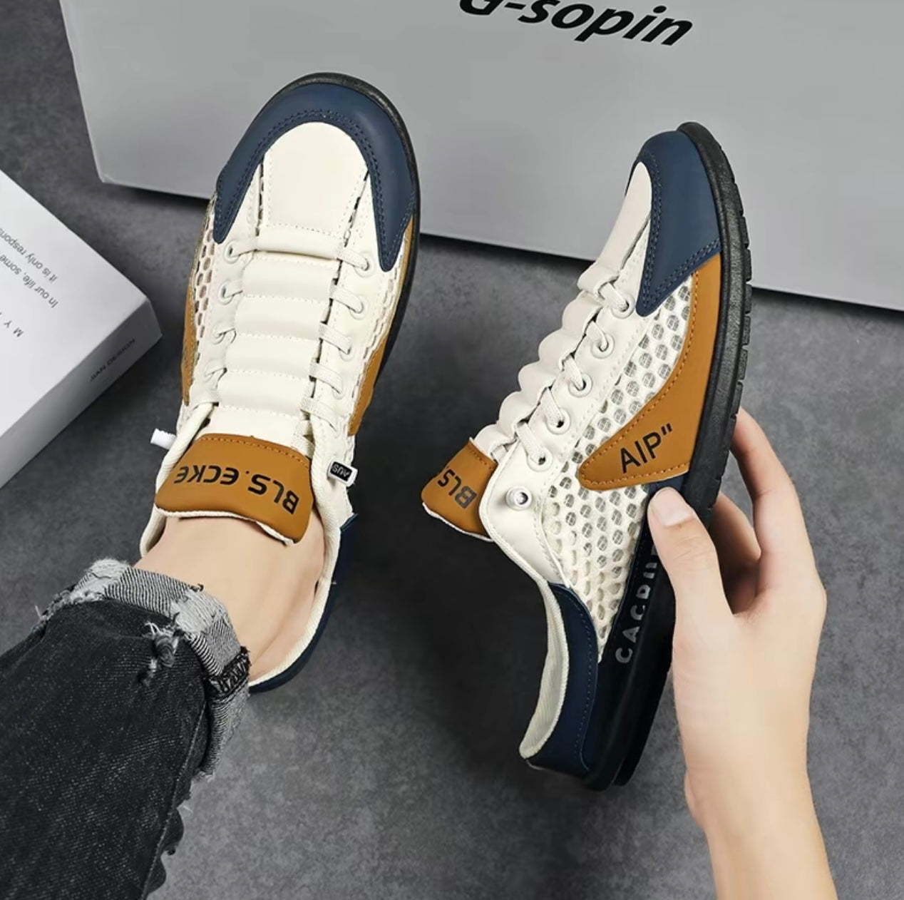 Slippers for men at home, one foot casual and versatile men's shoes - Phantom Kicks