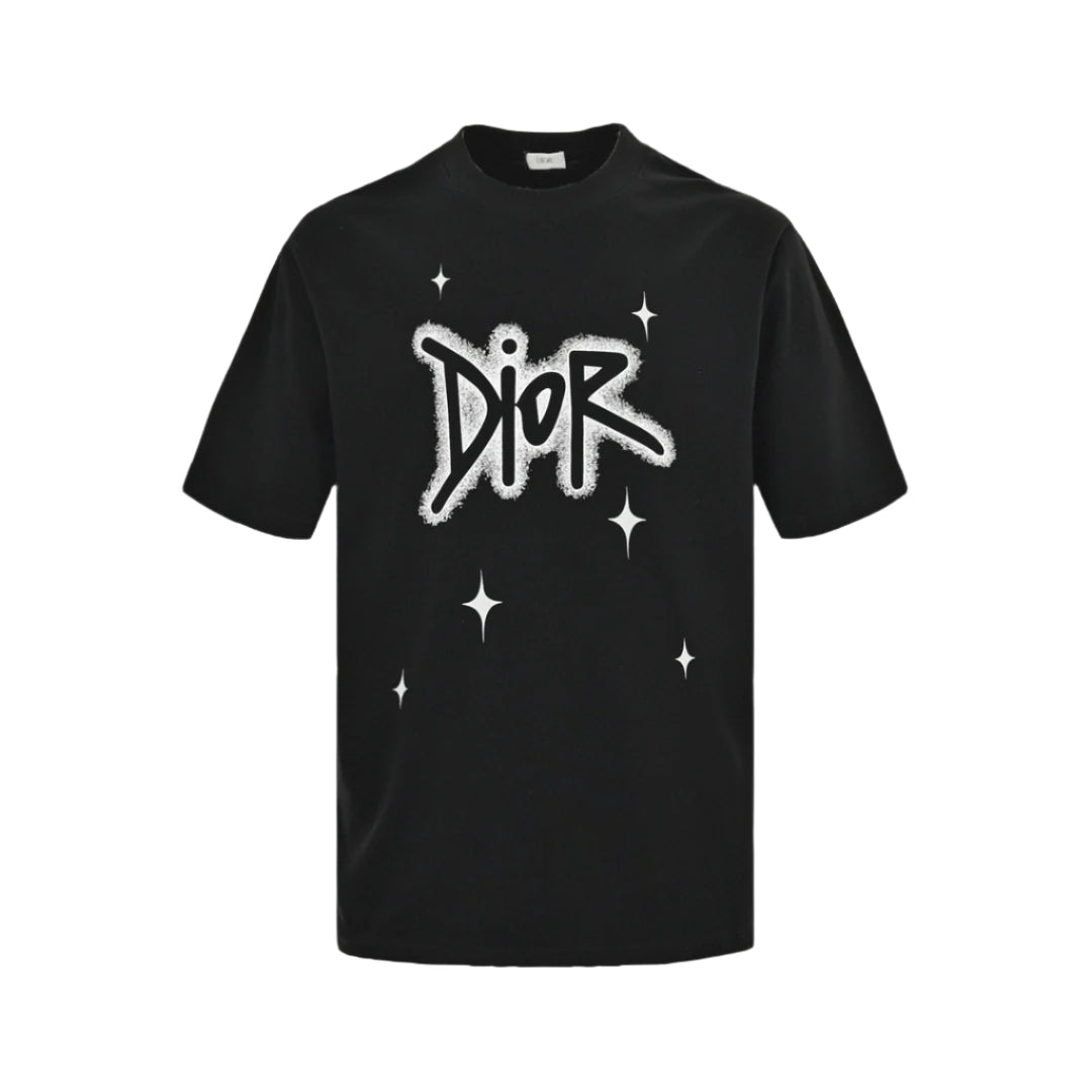 DIOR STAR GRAPHIC T-SHIRT BLACK - Phantom Kicks