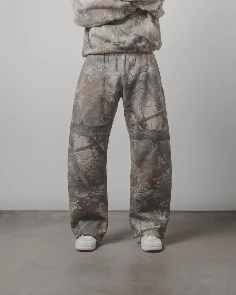 Y2K Women’s Camouflage Print Baggy Sweatpants – Unisex Streetwear, Multicolor, Casual & Comfortable - Phantom Kicks