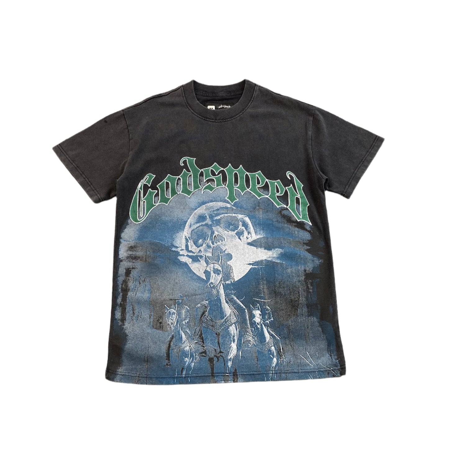 GODSPEED AMIGOS T-SHIRT WASHED BLACK