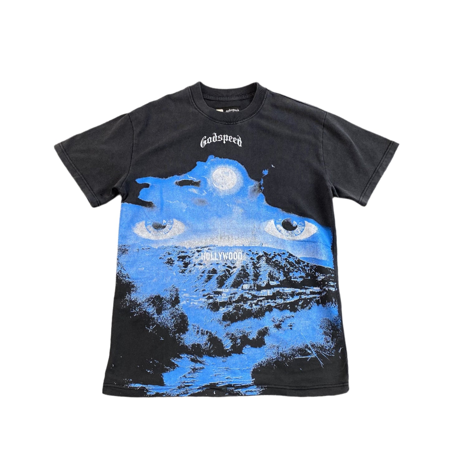 GODSPEED HILLS HAVE EYES T-SHIRT WASHED BLACK - Phantom Kicks