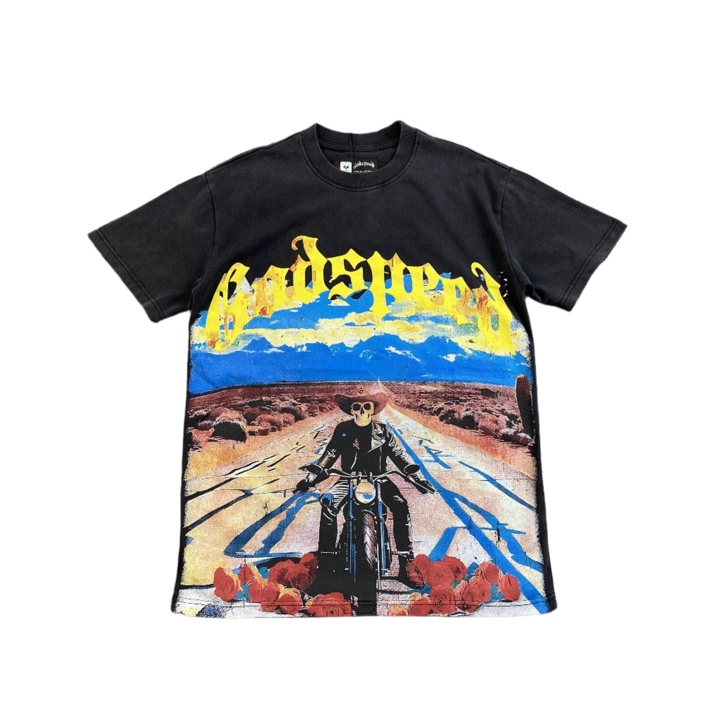 GODSPEED LONG LONELY ROAD T-SHIRT BLACK - Phantom Kicks