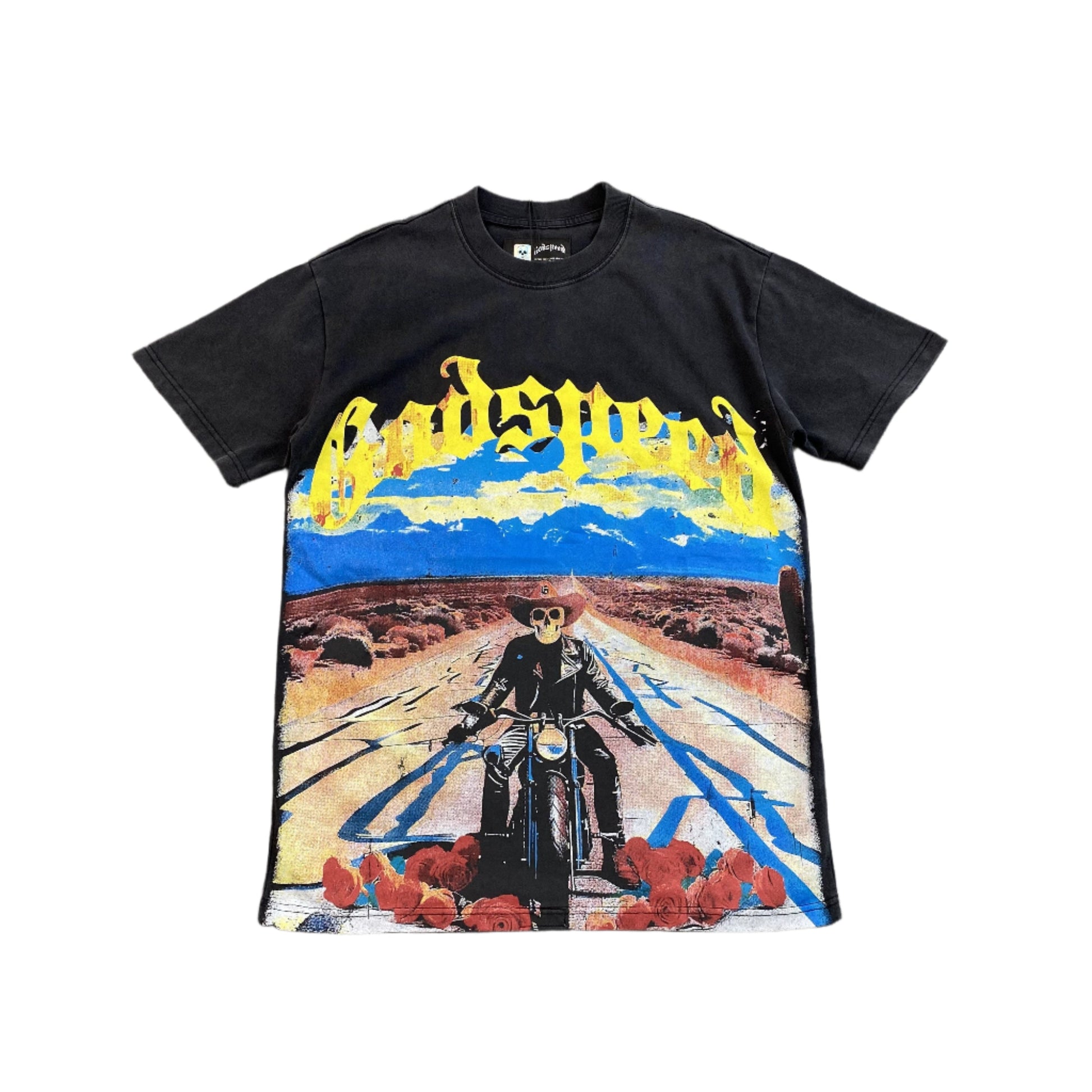 GODSPEED LONG LONELY ROAD T-SHIRT BLACK - Phantom Kicks