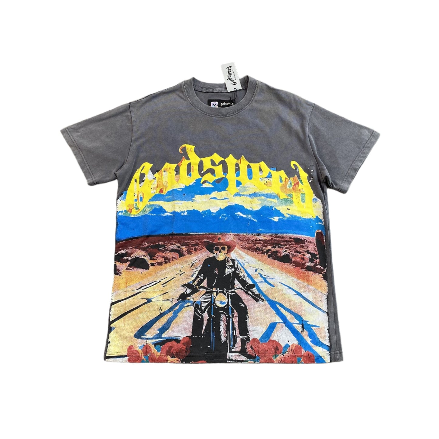 GODSPEED LONG LONELY ROAD T-SHIRT GREY - Phantom Kicks
