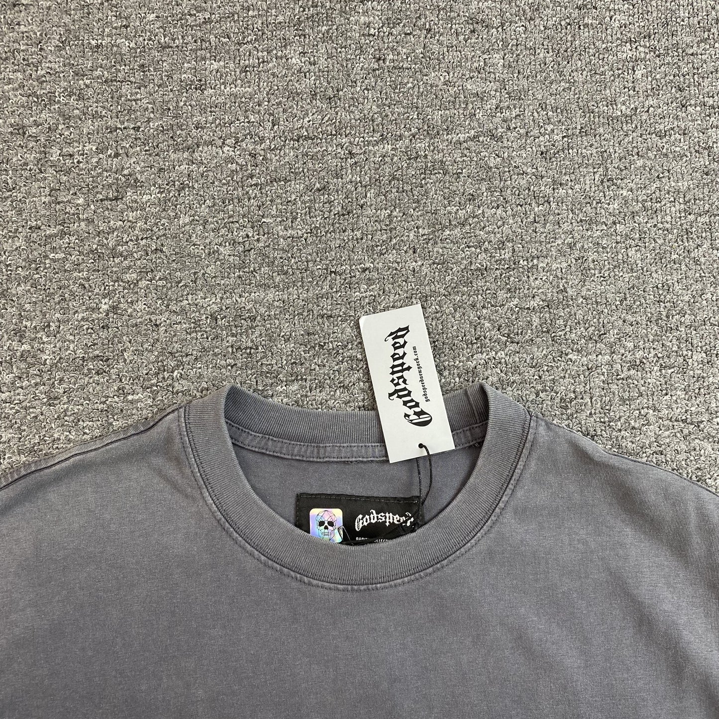 GODSPEED LONG LONELY ROAD T-SHIRT GREY - Phantom Kicks