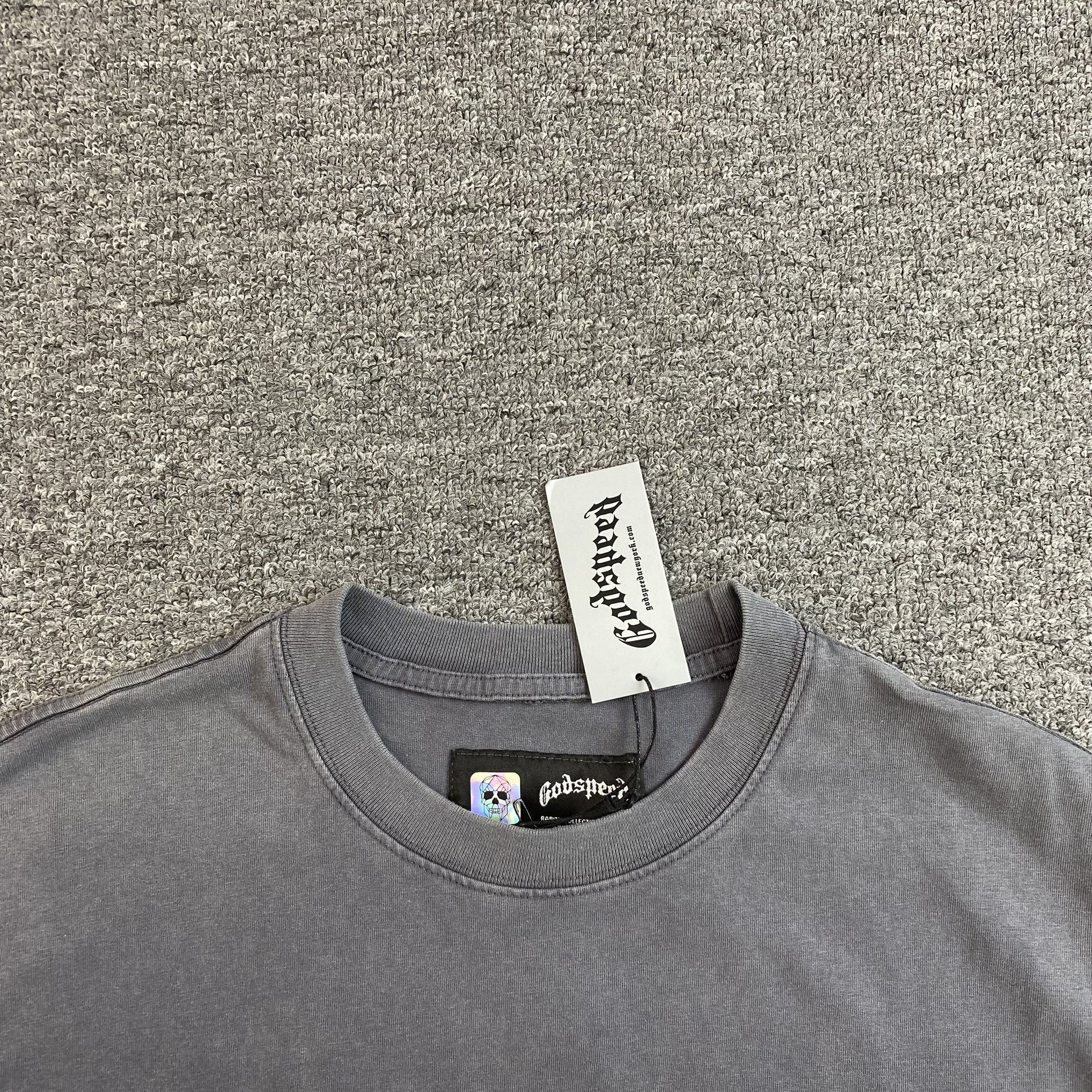 GODSPEED LONG LONELY ROAD T-SHIRT GREY - Phantom Kicks