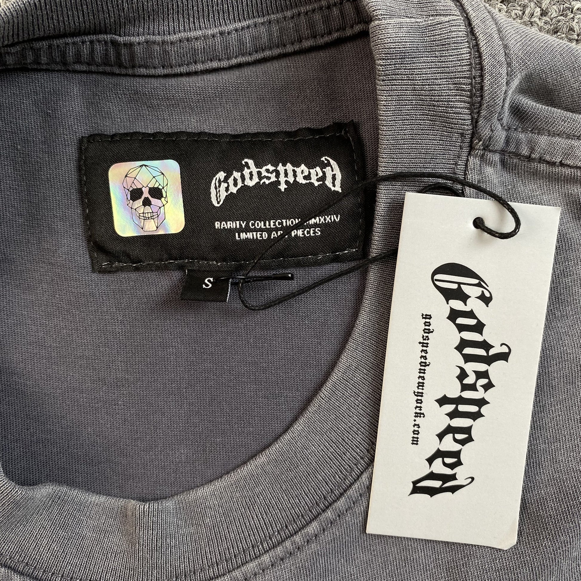 GODSPEED LONG LONELY ROAD T-SHIRT GREY - Phantom Kicks