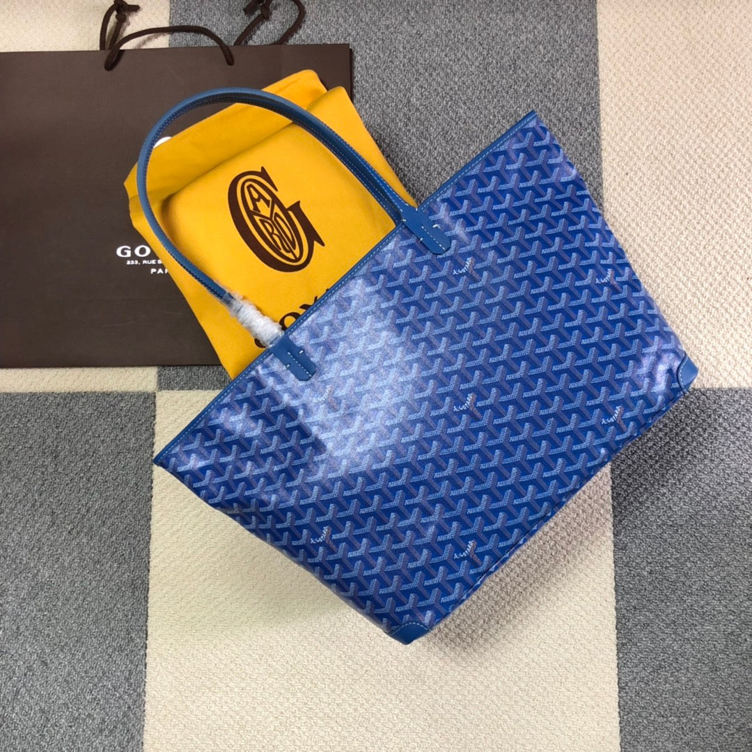 GOYARD ARTOIS PM TOTE BAG BLUE - Phantom Kicks