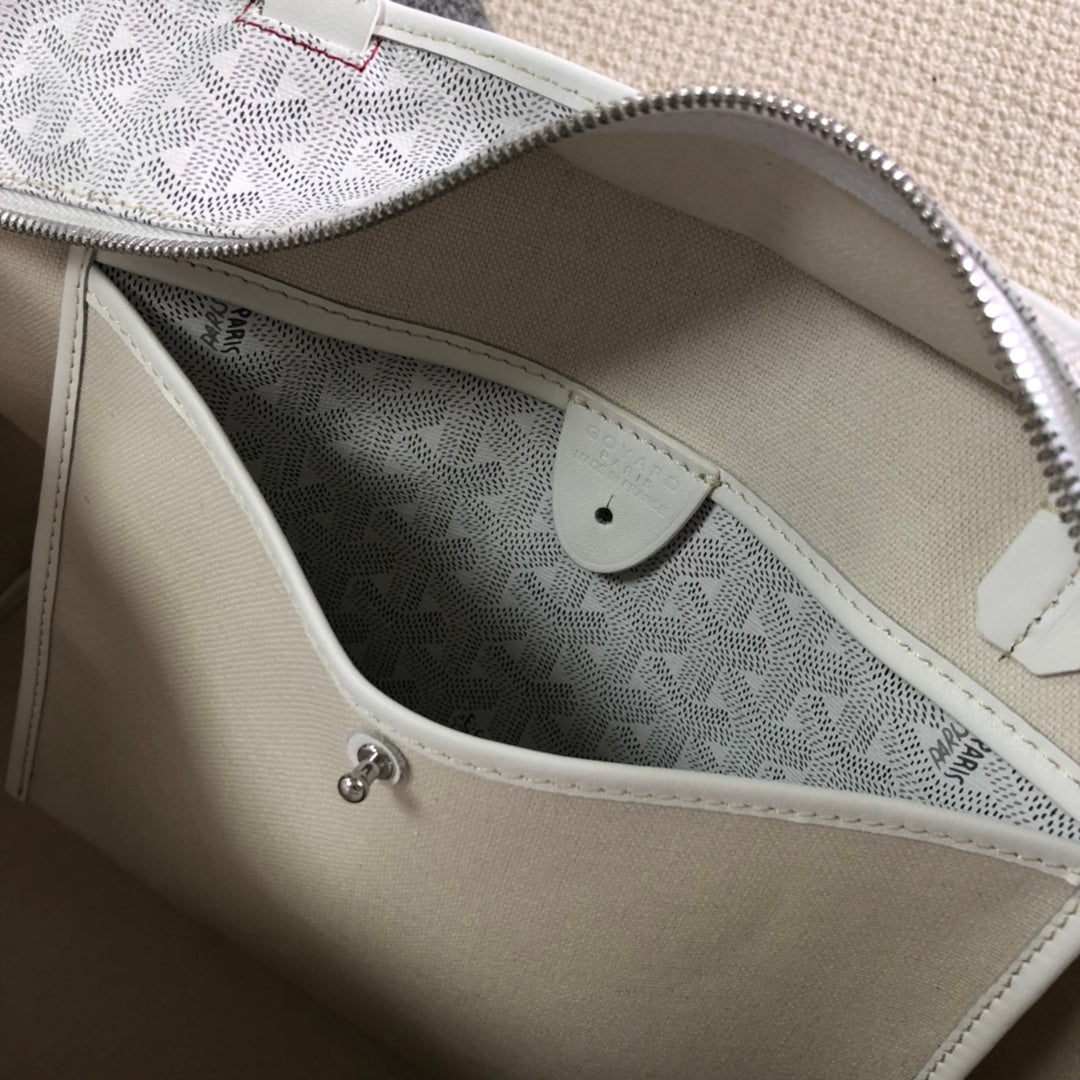 GOYARD ARTOIS PM TOTE BAG WHITE - Phantom Kicks