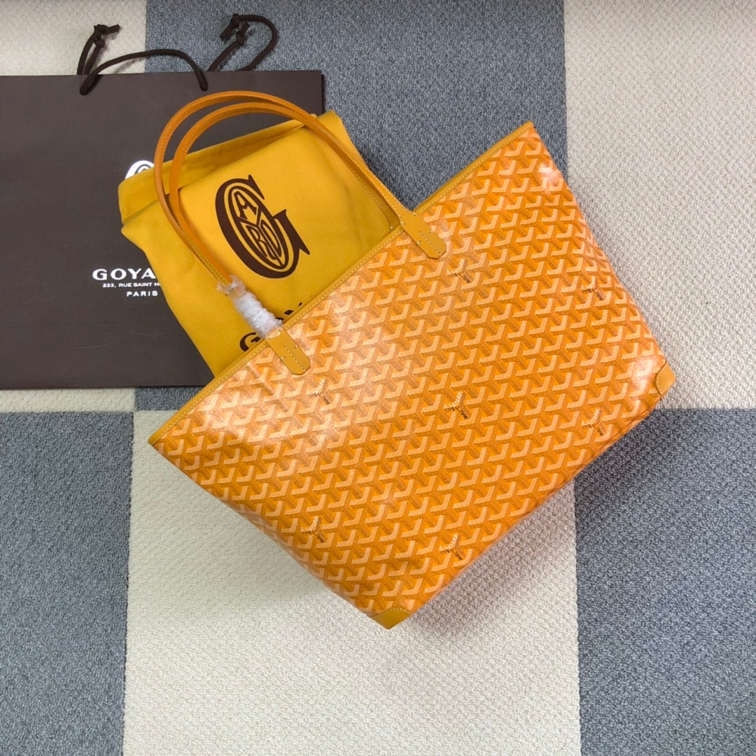 GOYARD ARTOIS PM TOTE BAG YELLOW - Phantom Kicks