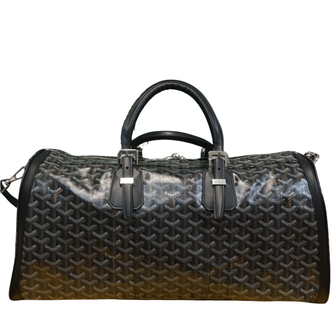 GOYARD BOSTON 50 TRAVEL BAG BLACK - Phantom Kicks