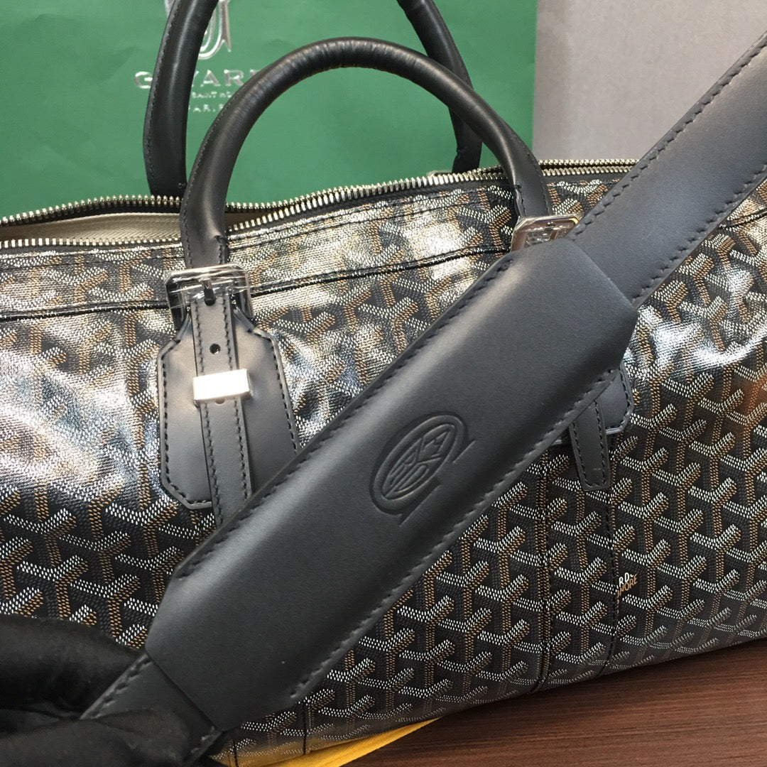 GOYARD BOSTON 50 TRAVEL BAG BLACK - Phantom Kicks