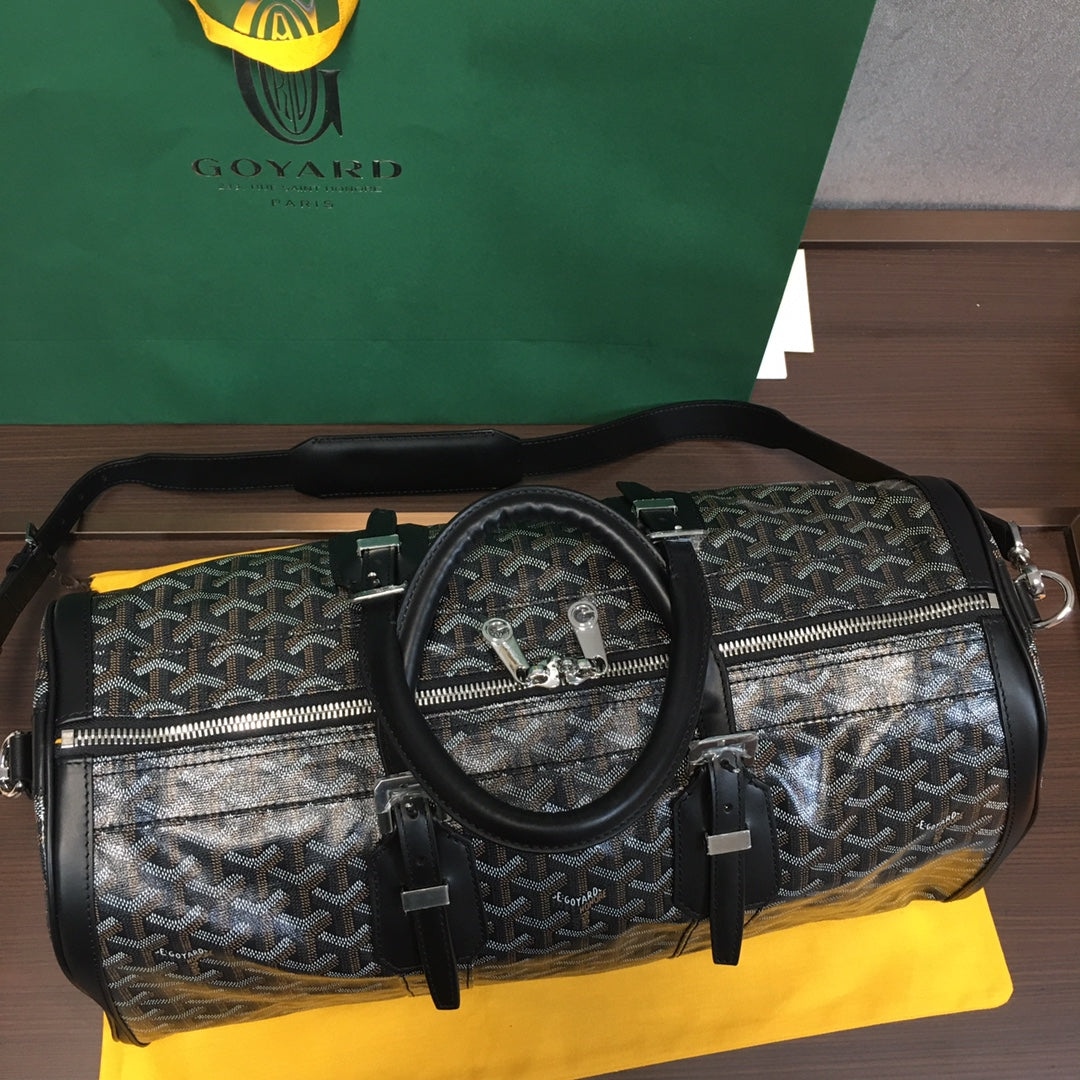 GOYARD BOSTON 50 TRAVEL BAG BLACK - Phantom Kicks