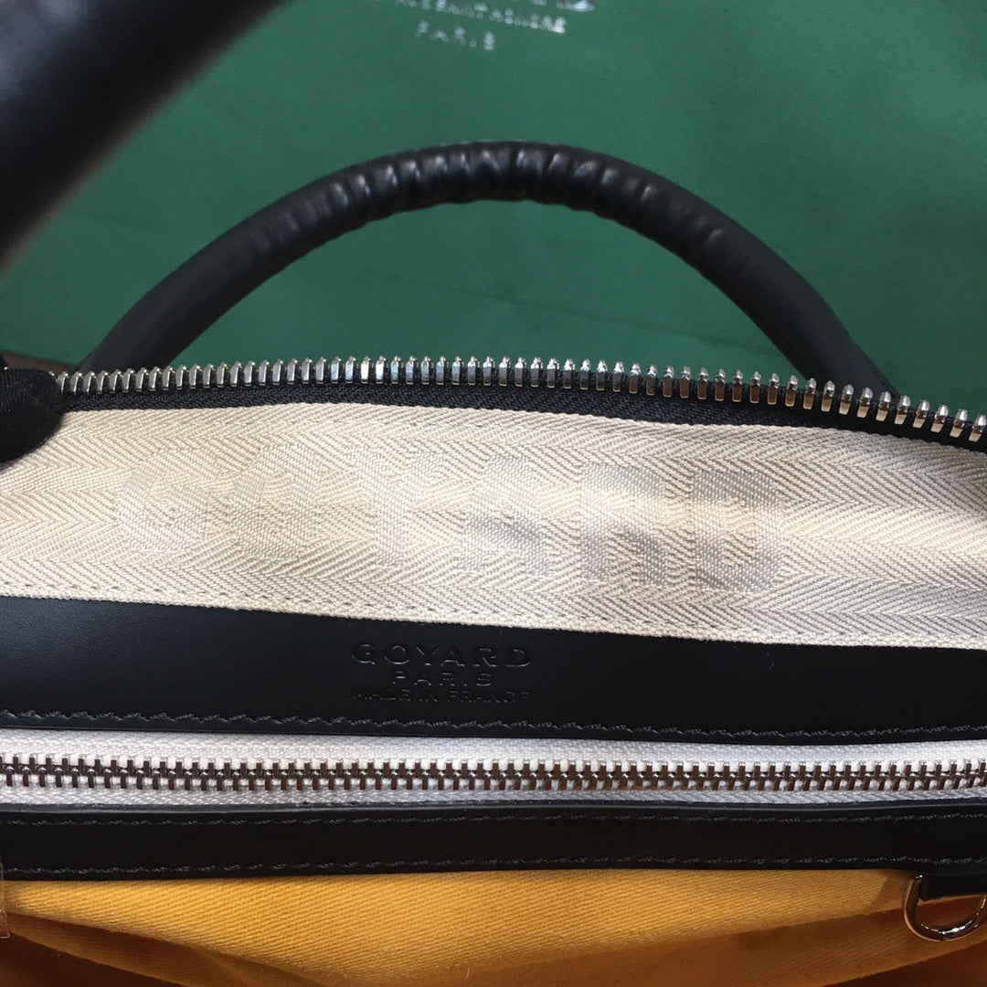 GOYARD BOSTON 50 TRAVEL BAG BLACK - Phantom Kicks