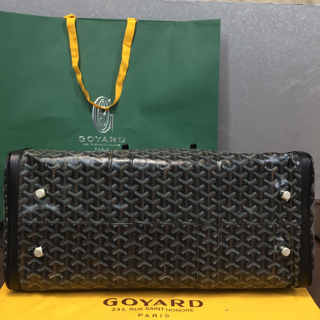 GOYARD BOSTON 50 TRAVEL BAG BLACK - Phantom Kicks