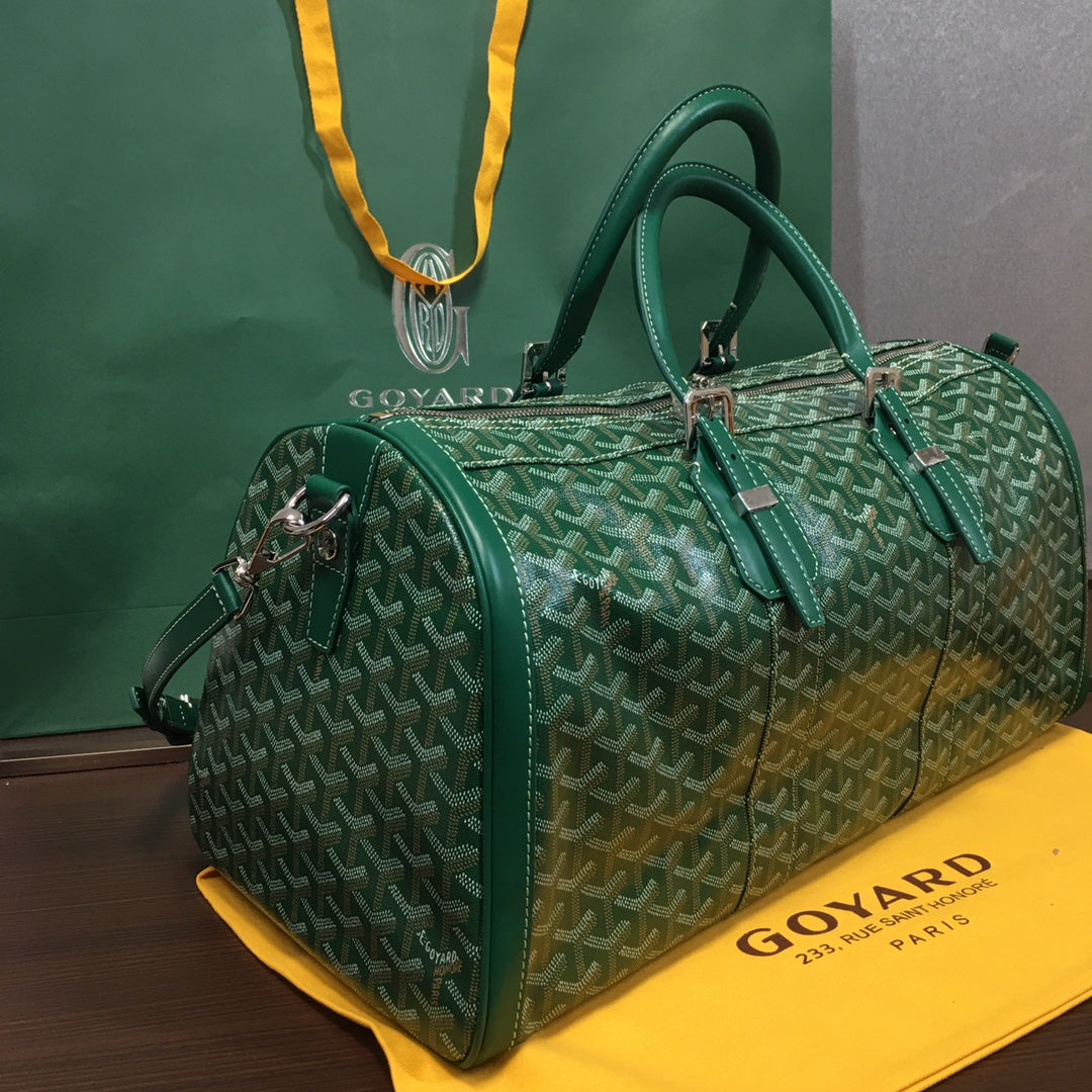 GOYARD BOSTON 50 TRAVEL BAG GREEN - Phantom Kicks