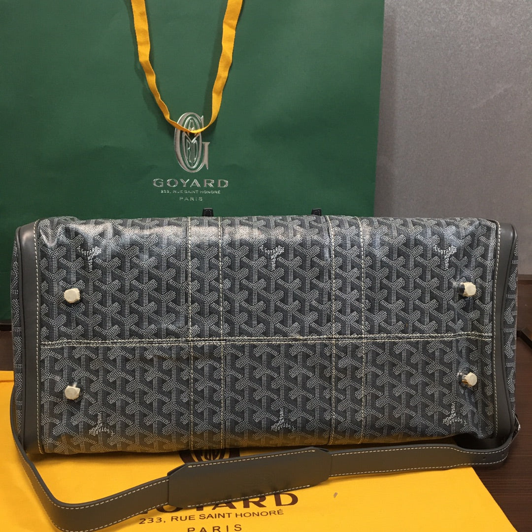 GOYARD BOSTON 50 TRAVEL BAG GREY - Phantom Kicks