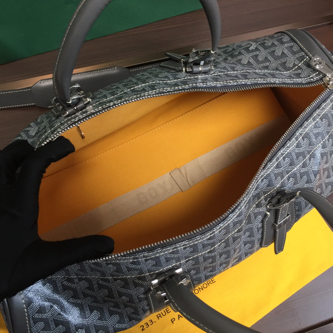 GOYARD BOSTON 50 TRAVEL BAG GREY - Phantom Kicks