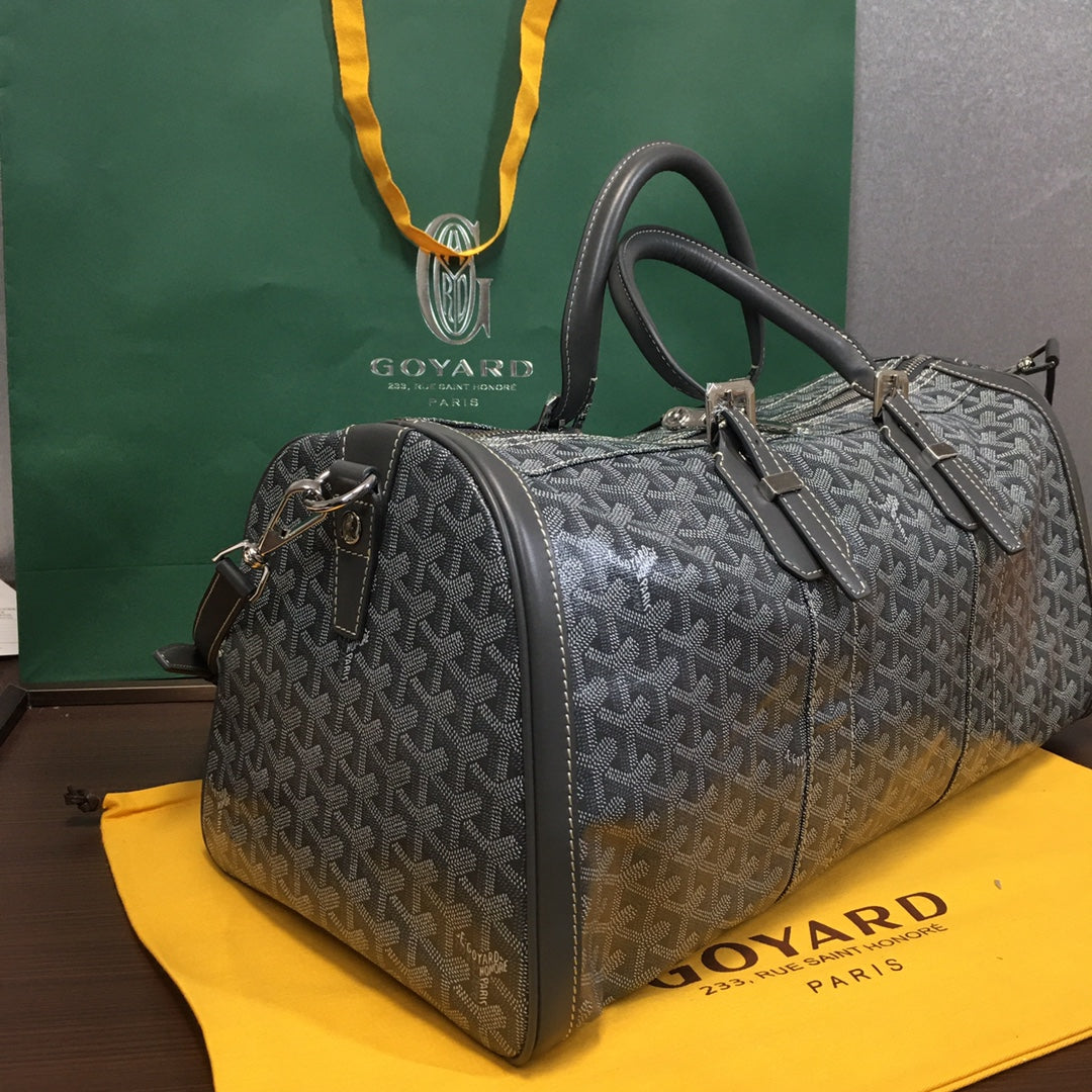 GOYARD BOSTON 50 TRAVEL BAG GREY - Phantom Kicks