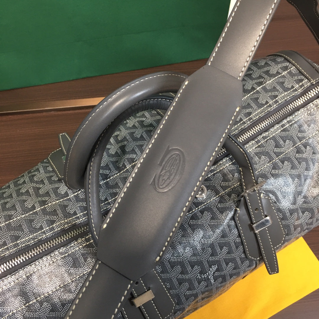 GOYARD BOSTON 50 TRAVEL BAG GREY - Phantom Kicks
