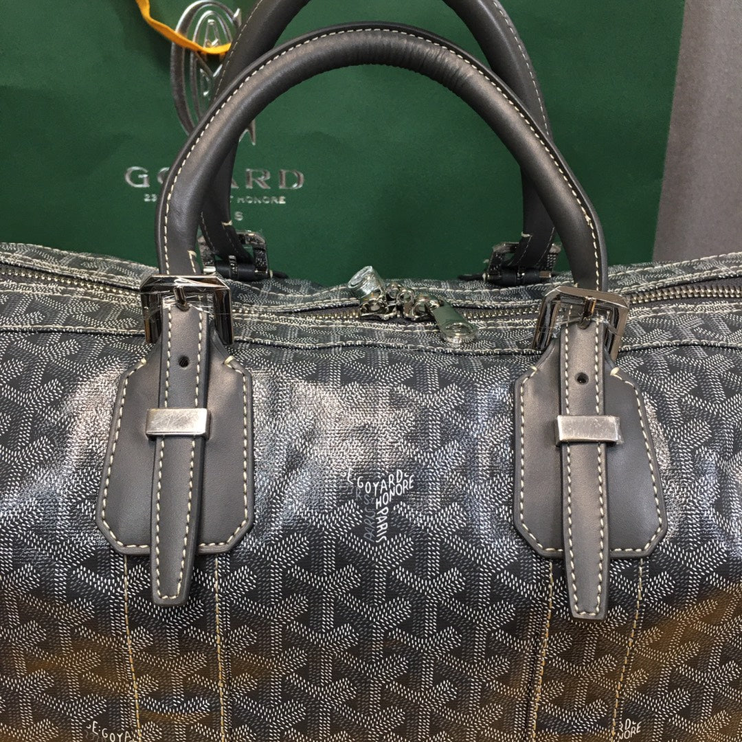 GOYARD BOSTON 50 TRAVEL BAG GREY - Phantom Kicks
