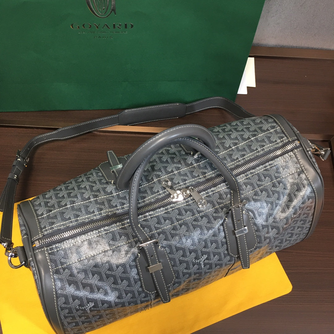 GOYARD BOSTON 50 TRAVEL BAG GREY - Phantom Kicks