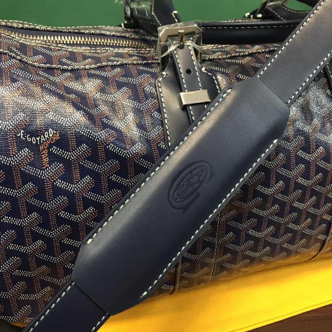 GOYARD BOSTON 50 TRAVEL BAG NAVY - Phantom Kicks