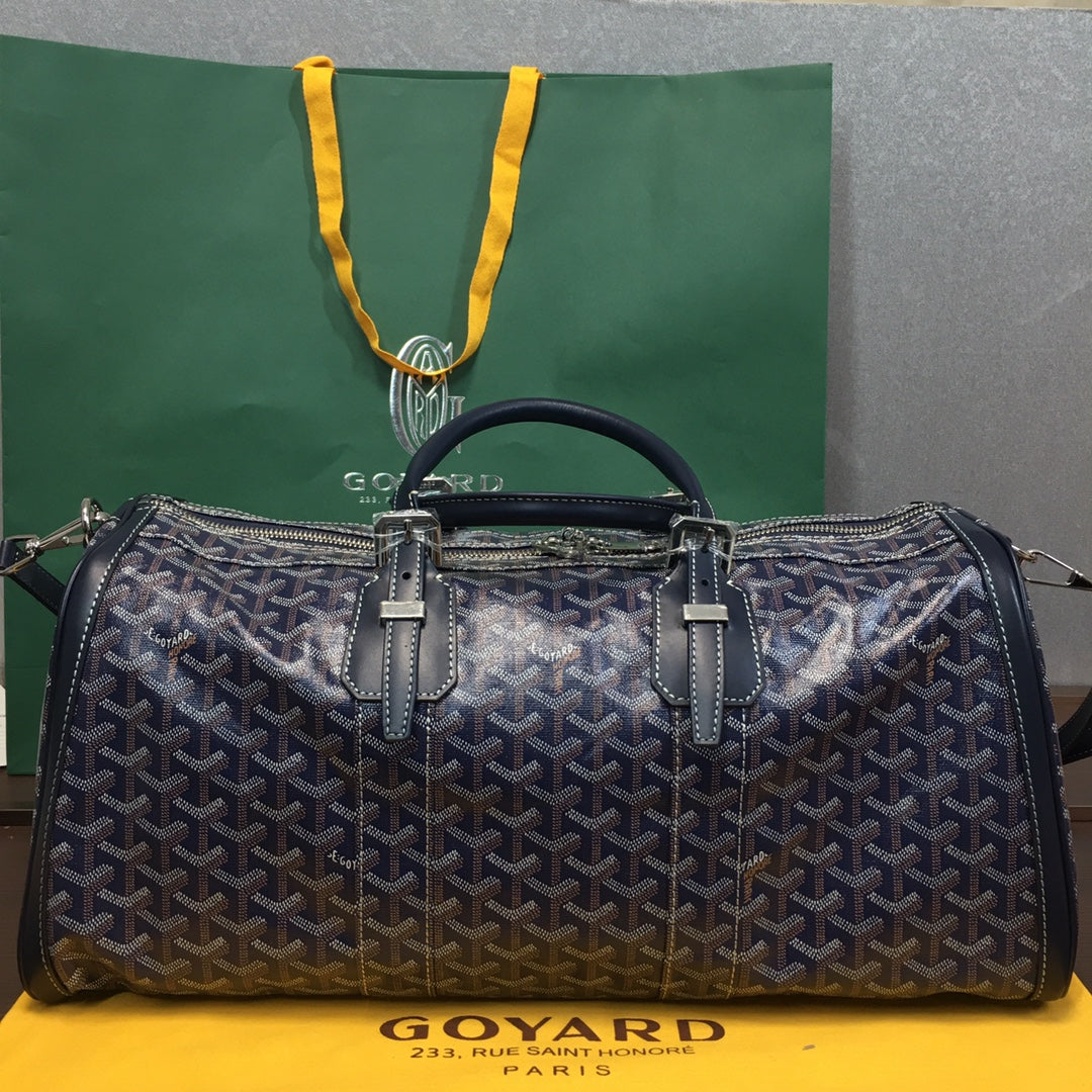 GOYARD BOSTON 50 TRAVEL BAG NAVY - Phantom Kicks