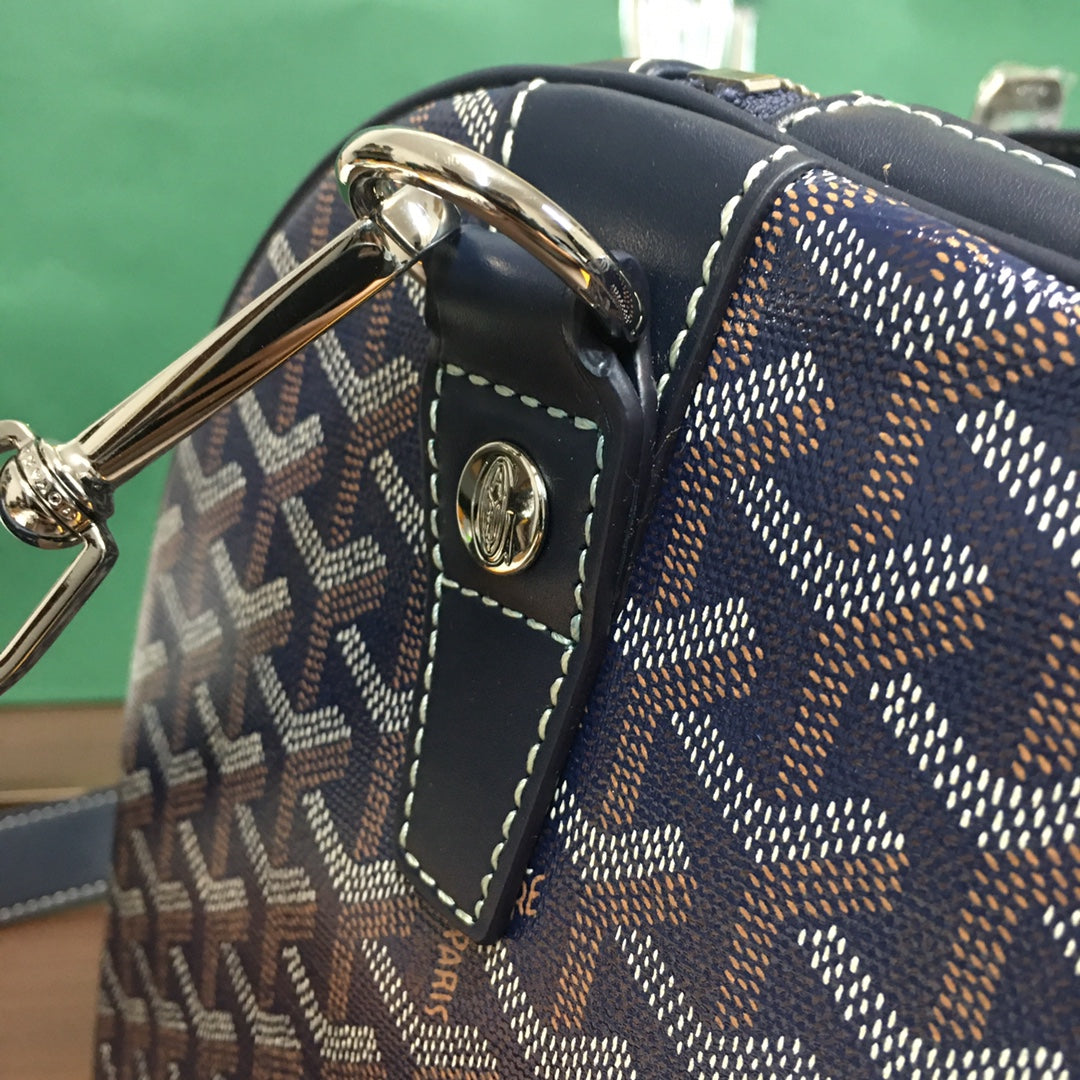 GOYARD BOSTON 50 TRAVEL BAG NAVY - Phantom Kicks