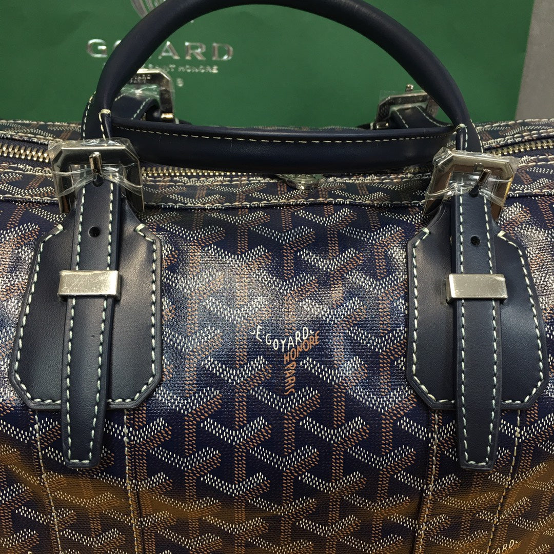GOYARD BOSTON 50 TRAVEL BAG NAVY - Phantom Kicks