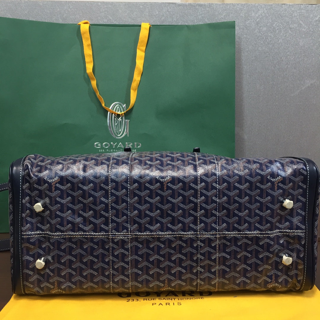 GOYARD BOSTON 50 TRAVEL BAG NAVY - Phantom Kicks
