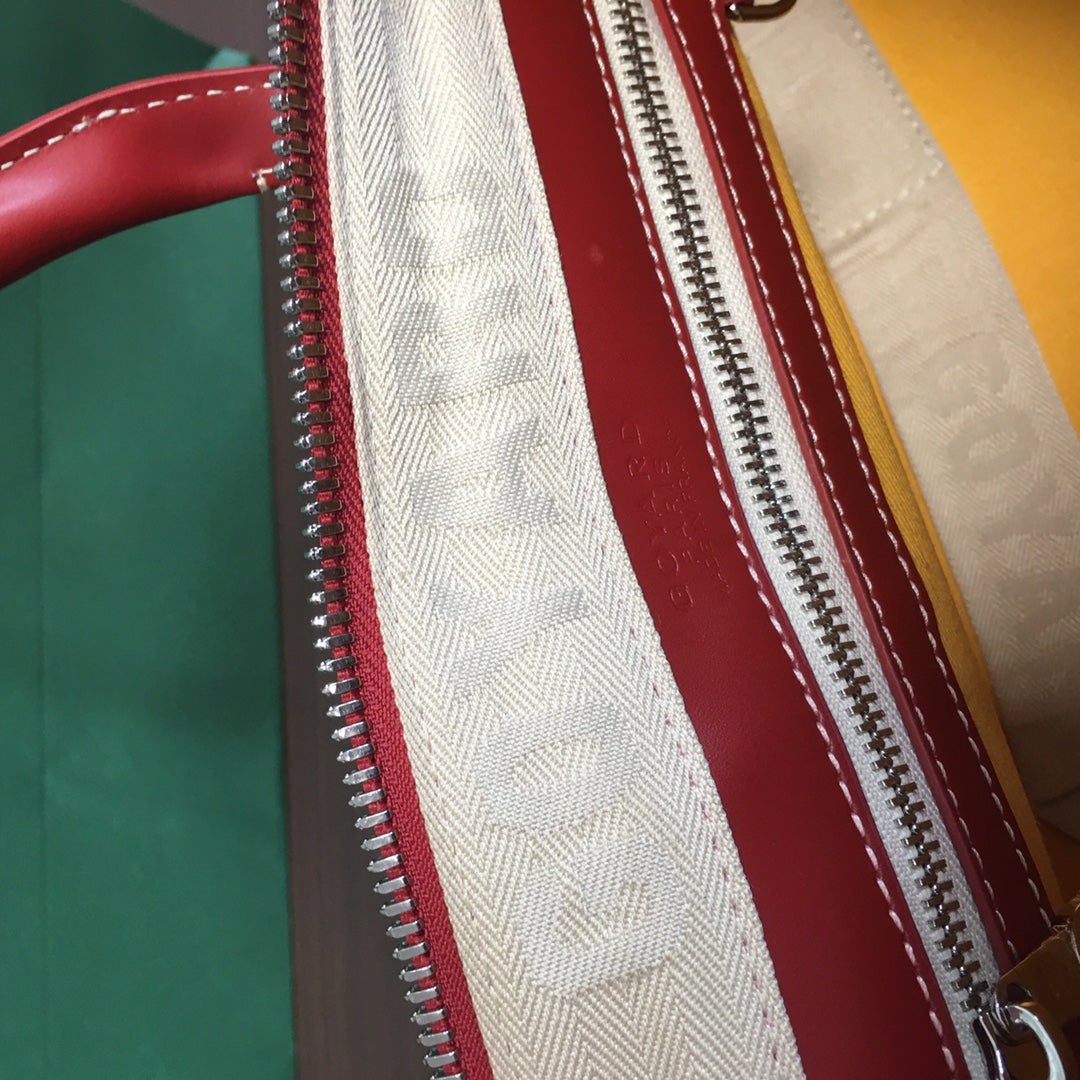 GOYARD BOSTON 50 TRAVEL BAG RED - Phantom Kicks