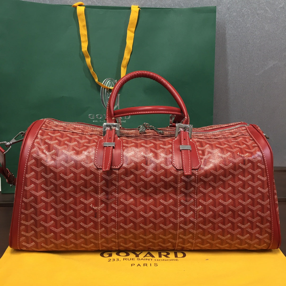 GOYARD BOSTON 50 TRAVEL BAG RED - Phantom Kicks
