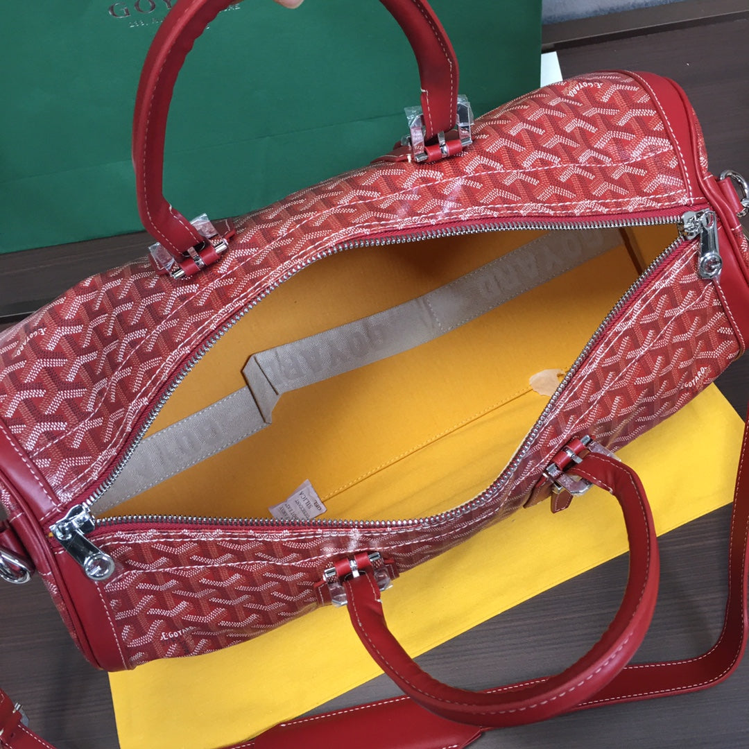 GOYARD BOSTON 50 TRAVEL BAG RED - Phantom Kicks