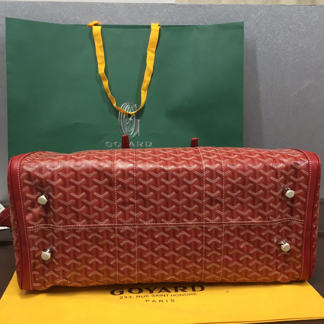 GOYARD BOSTON 50 TRAVEL BAG RED - Phantom Kicks